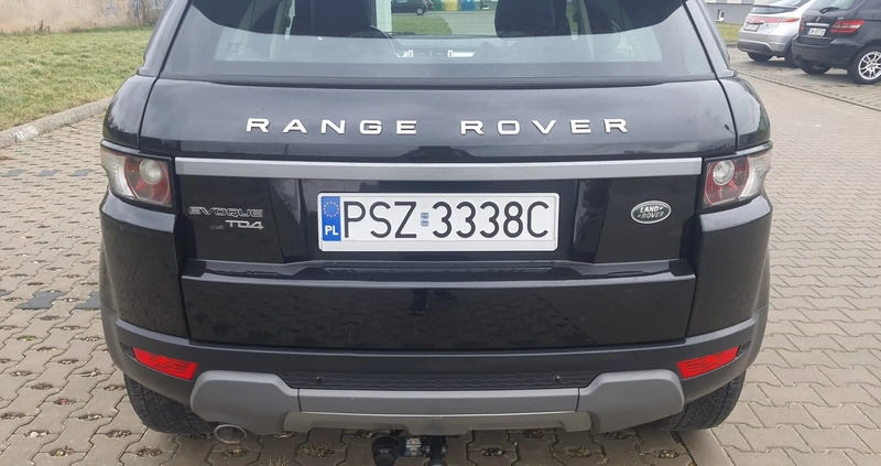 Land Rover Range Rover Evoque cena 85500 przebieg: 115000, rok produkcji 2015 z Szamotuły małe 154
